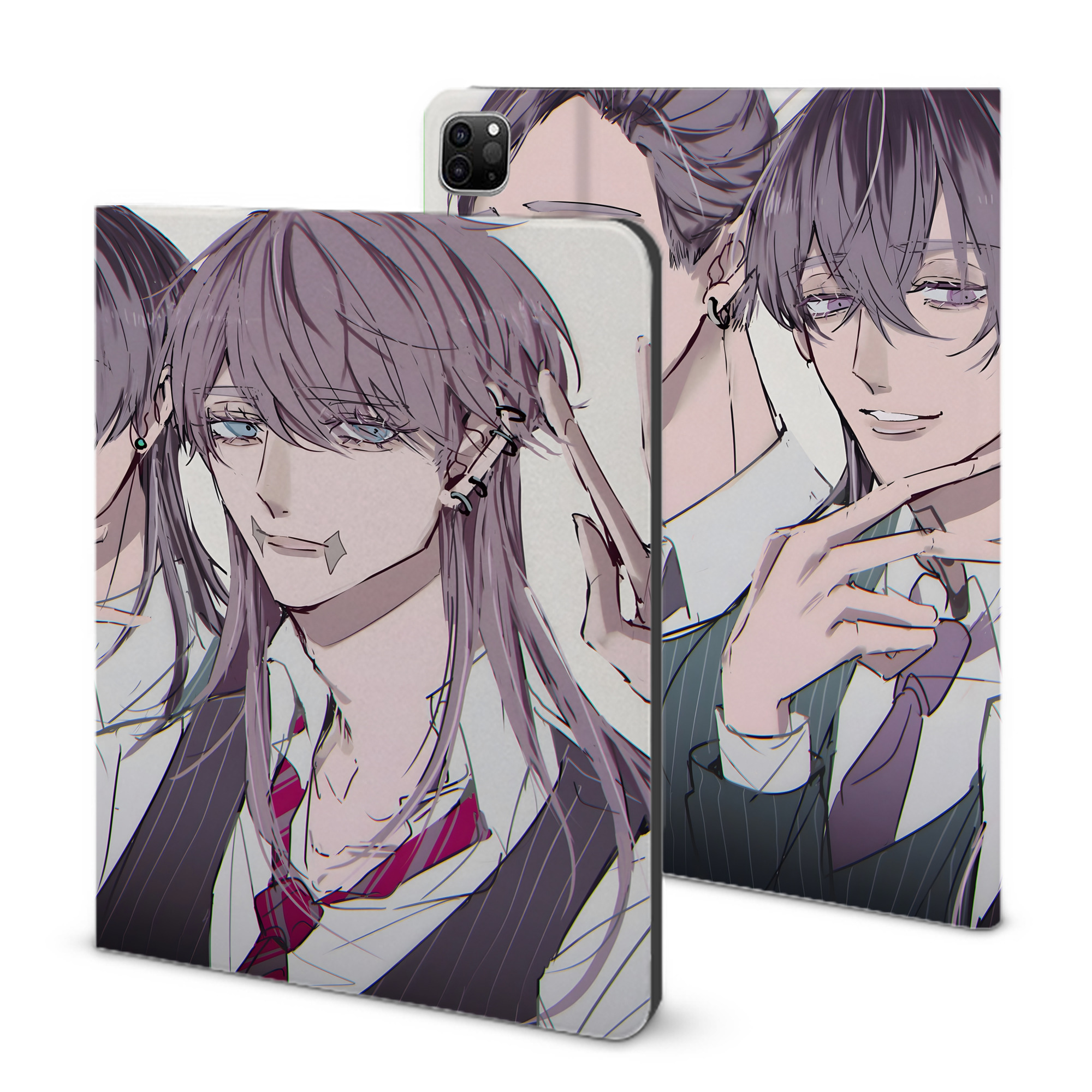 （画像用） 東京リベンジャーズ Tokyo Revengers IPad ケース ブック型 PUレザー TPU 耐衝撃 軽量 薄型 ペン収納なし 全面保護 IPad 各モデル対応